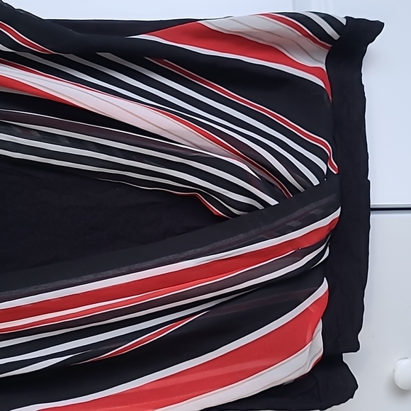 Ricki's Striped Overlay Tank XL - Picture 3 of 5